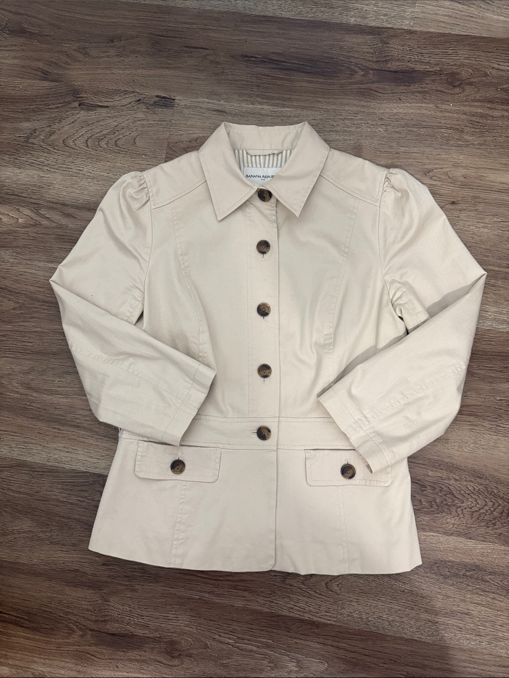 Banana Republic Cream Short Jacket